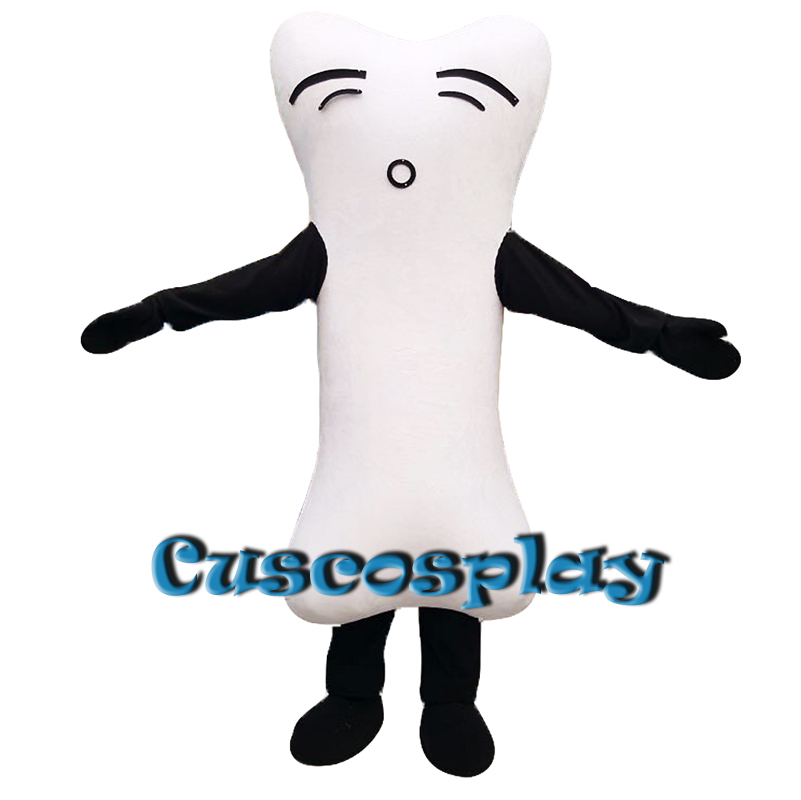 

Mascot doll costume Bone cartoon Mascot Costume for sale Fancy Party Dress Adult Outfit for Christmas carvinal party event halloween costum, Default color