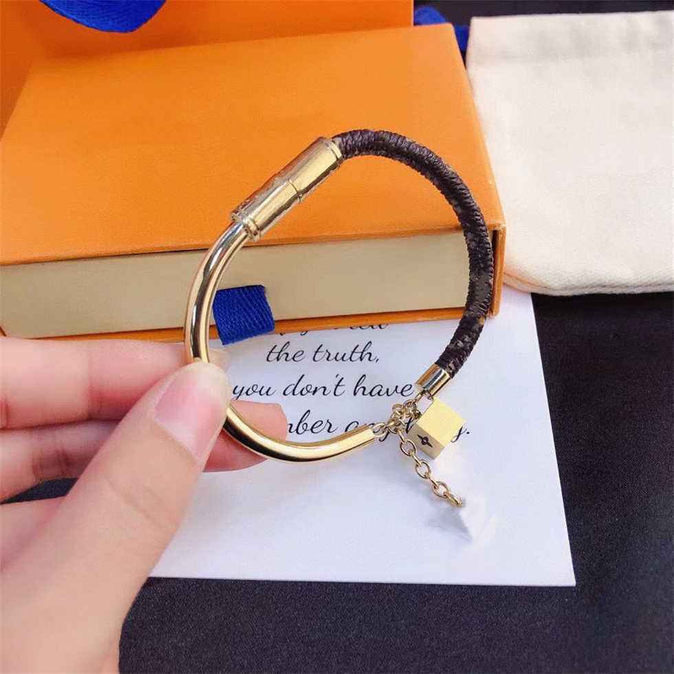 0721 Bangle Love Bracelet Designer High Quality Silver Loves Men Women Gold Bracelets Chain Fashion Personality Hip-hop-image-747415086