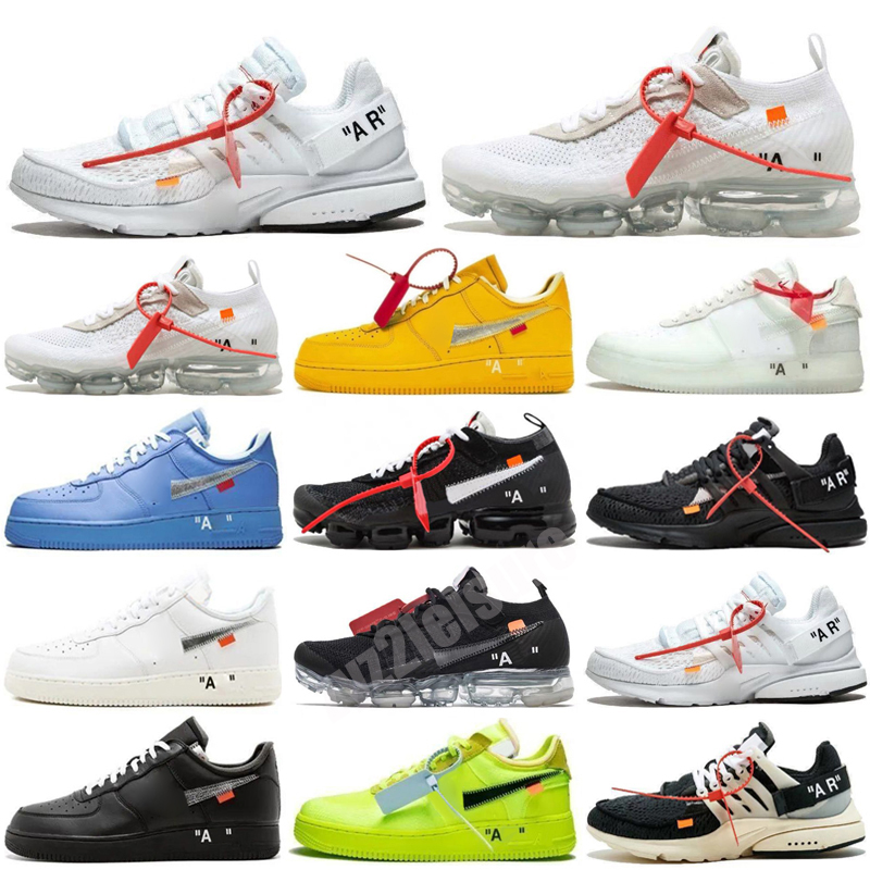 

2022 Off prestos 2.0 white running Shoes mac green black fly racer Chaussures designer Zapatos Triple BLUE Mens Sneakers size 35-46, Color 6