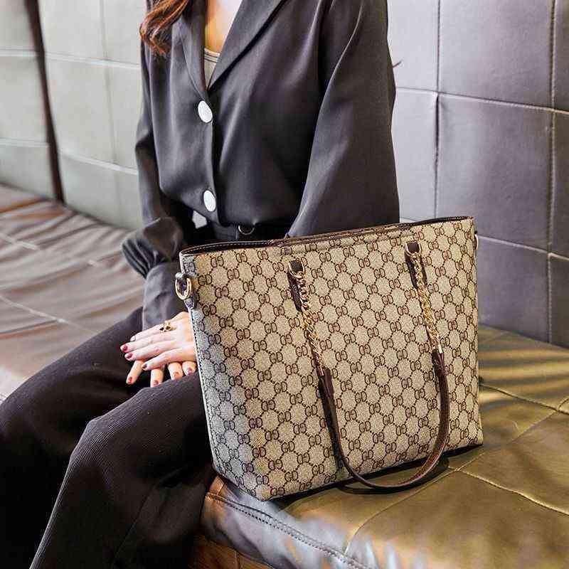 Sac à la mode européen et américain, fourre-tout de grande capacité pour femmes, nouveau Vintage h, 2022