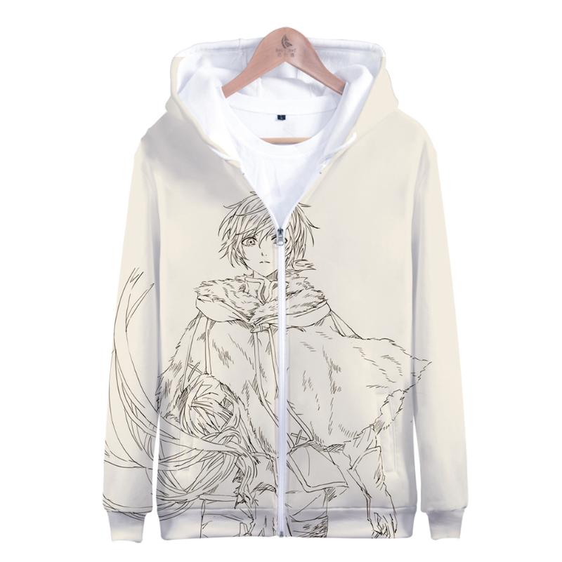 

Men's Hoodies & Sweatshirts Anime To Your Eternity Fumetsu Zip-up Men Woman Fashion Hooded Trend Casual Street Clothing PulloversMen's, As shown