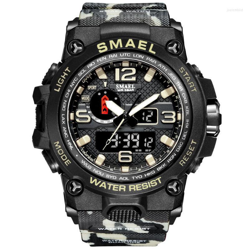 

Wristwatches Watches Men Sports Dual Display Mens Quartz Watch Waterproof 50m LED Digital Analog Wrist Gift ClockWristwatches WristwatchesWr, 1545bn