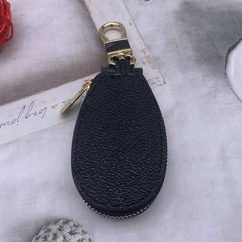 Designer Keychains Real Leather Men Women Car Key chains Keyring Lovers Keychain Pendant Key Ring Accessories 02