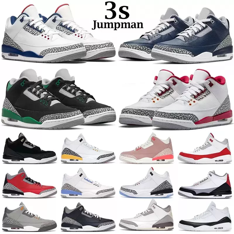 

Basketball shoes jumpman PE 3s Pine Green Racer Blue Cool Grey UNC Georgetown Medium Royal Cement Throw Line Cardinal Red 3 Black Court Purple men trainers sneakers, Bubble column