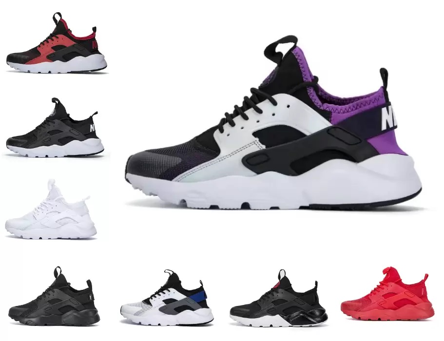 

Brand Ultra Huarache Running Shoes Stripe Black Grey Bronzine 36-45 704028 New Men Women Huaraches Designer Sports Sneakers, P4