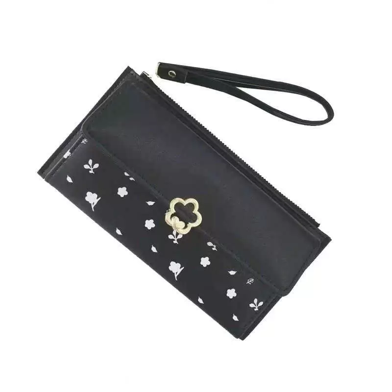 

Wallets 2021 Women's Wallet Fashion Printing Long Zipper Mobile Phone Korean Multi Card Change Summer Hand Bag
