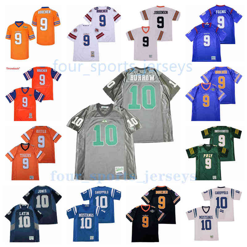 

Movie version American football jerseys 9 Bobby Boucher Chase Young Juju Smith-schuster Kittle Sonny Jurgensen 10 Daniel Jones Jimmy Joe Tru, Same as picture