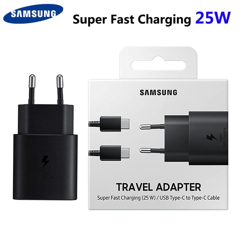 

Samsung S21 S20 5G 25w Charger Super Fast Charge Usb Type C Pd PPS Quick Charging EU For Galaxy Note 20 Ultra 10 With Retail Box