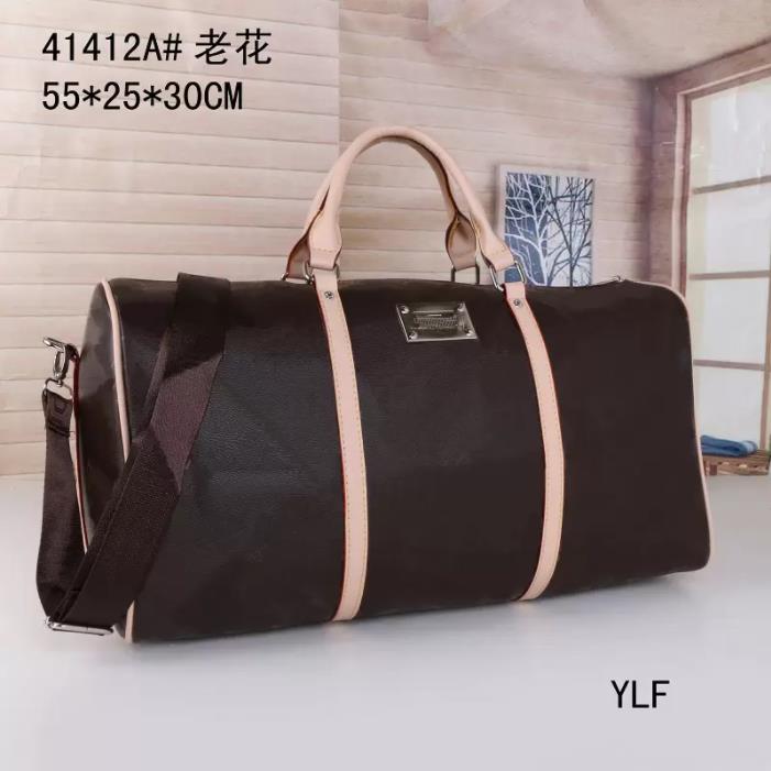 

Top Quality Men Fashion Luggage BagS Black PU Luggage Tag Travel Bag Mens Handle Gentleman Business Tote Bag with Shoulder Strap louis Purse vutton Crossbody viuton, Brown flowers