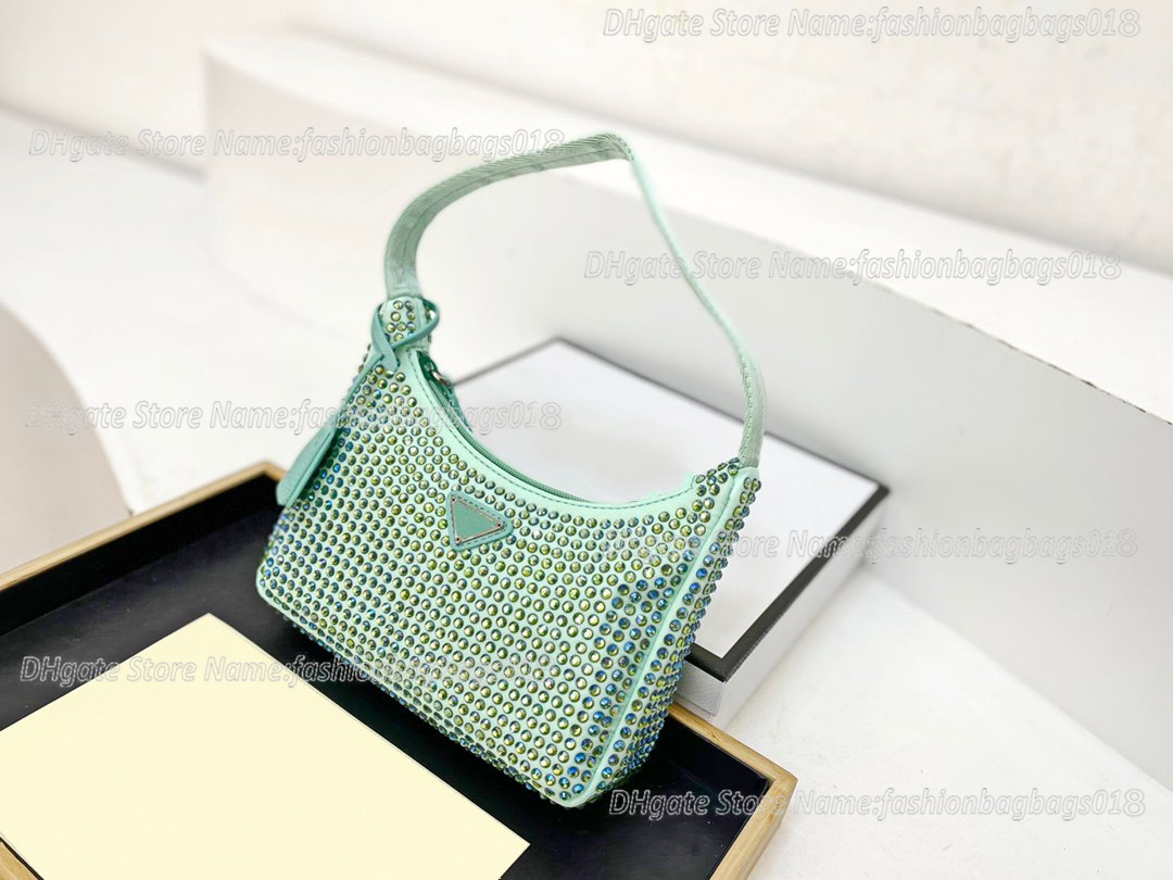 

2000 Diamonds Underarm Bag Nylon Hand Bag Designer Cross Body Handbag Designers Luxurys Womens Handle Bags