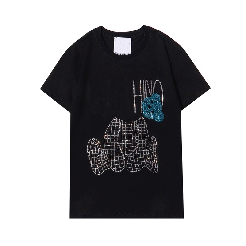 

2022 Men Clothing Men's T-Shirts designer tshirt Men Apparel Shirts Cotton T-shirt Round Neck spring summer high loose trend short sleeve male clothings #14, White