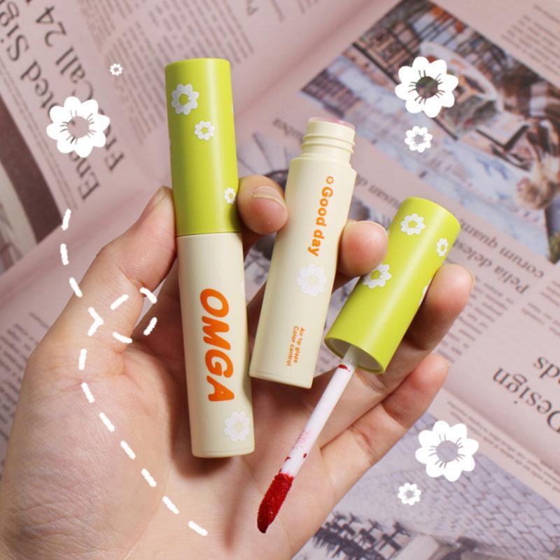 

Lip Gloss 6Color Lipstick Waterproof Long Lasting Matte Shimmer Red Brown Makeup Glitter Glaze Sexy Tint Beauty Cosmetic, 02