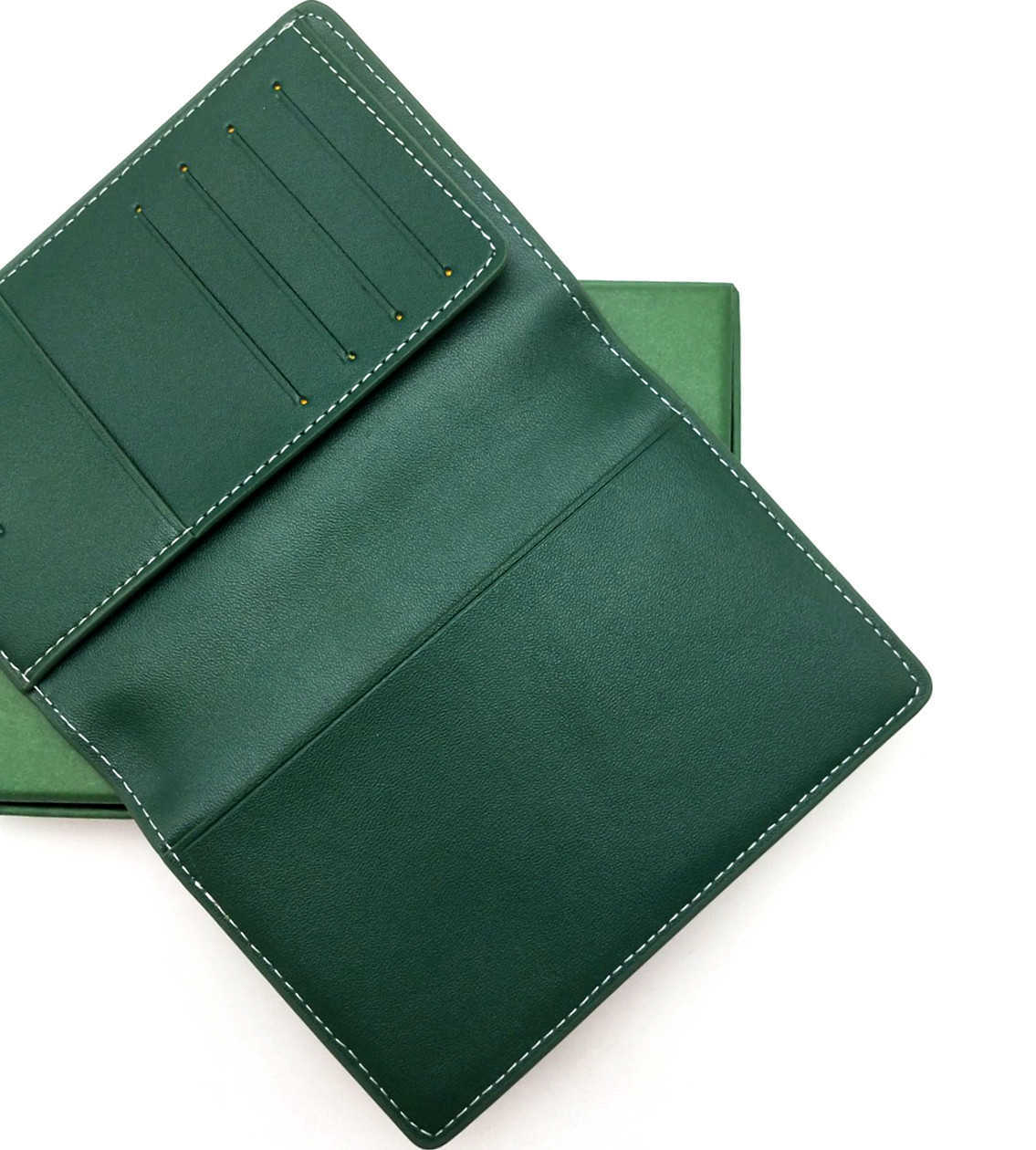 

New High Quality Passport Cover Classic Men Women Fashion Passport Holder Covers ID Card Holder With Box, Grey