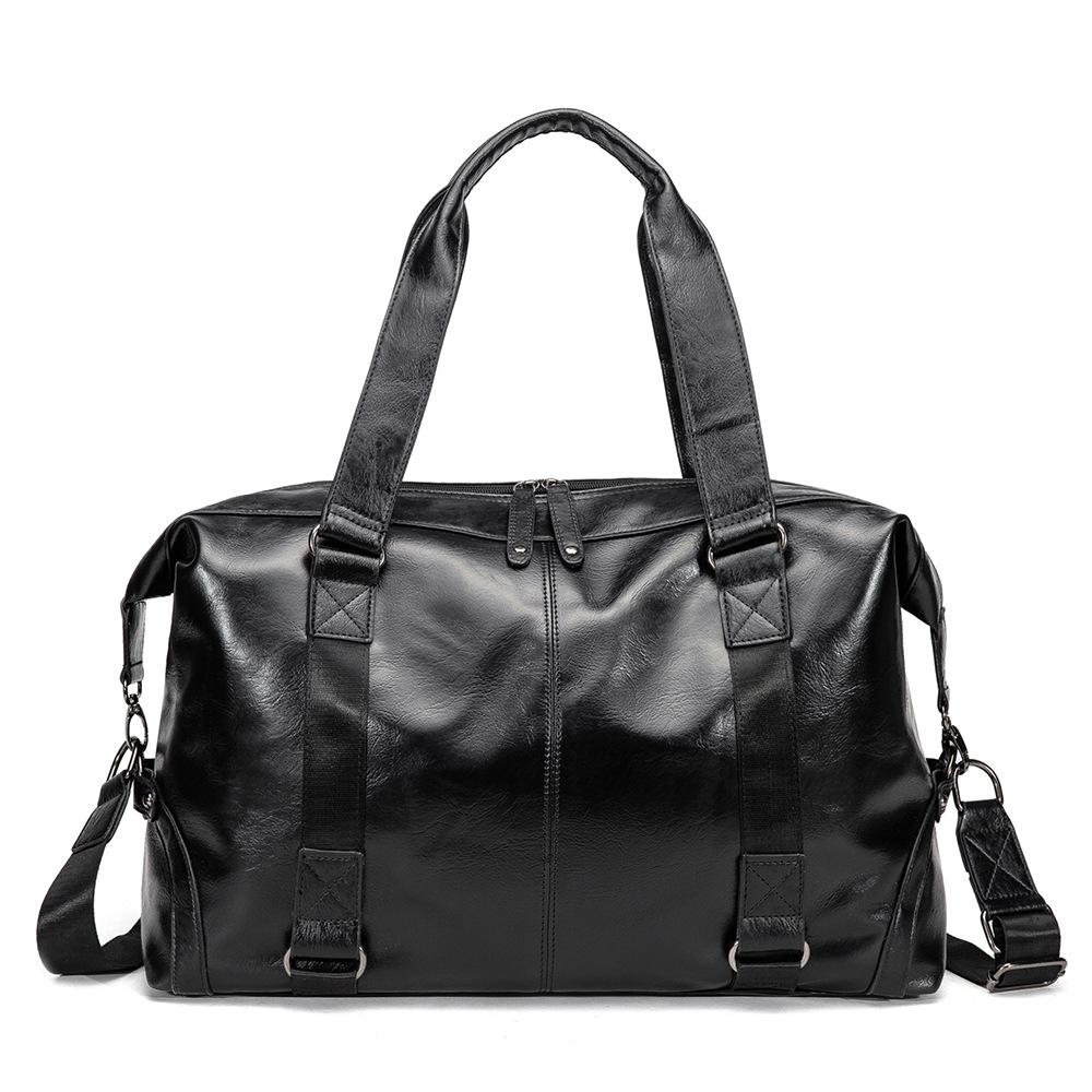 

Factory sales men handbag street trend color matching travel bag outdoor leisure large leather handbags foreign style printed messenger bags, Plaid1-4083-gxd