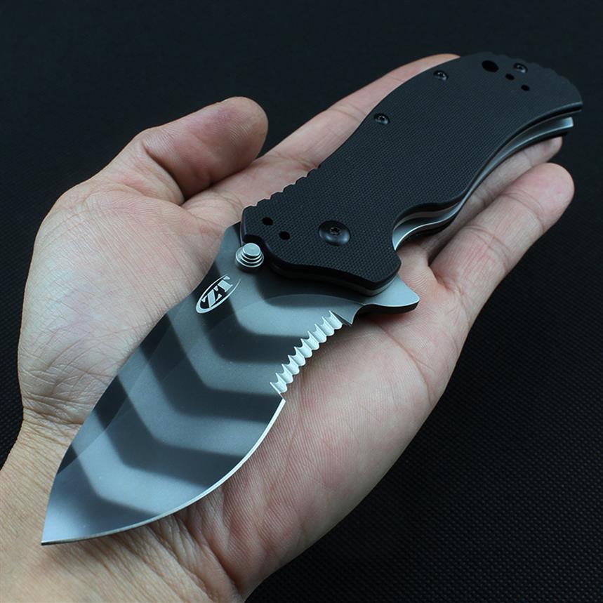 

Folding knife new tactical ZERO TOLERANCE 0350 spring power system pocket knife G10 handle ELMAX blade utility outdoor camping too264G