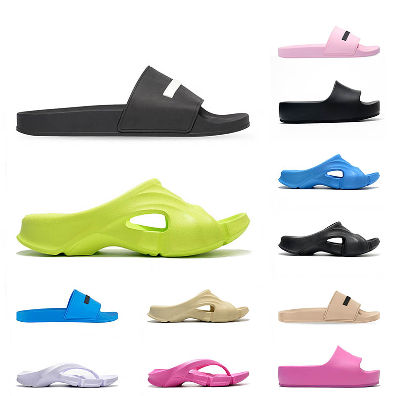 

Pool Slides Paris Sandals For Men Women Summer Beach Shoes Fashion Foam Rubber Designer Sliders Flip Flops Triple S Slippers Resin Black Bone Sandale Size 36-45, No#3 36-40