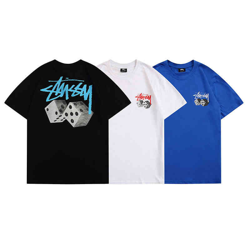 

Fashion Designer Best Summer Version European Luxury Stusy The New Listing Brand Short T Shirt Men And Women Classic Loose Top Tee, 24