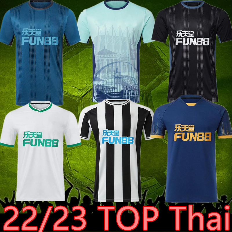 

22 23 soccer jerseys Newcastle BOTMAN BRUNO G JOELINTON TRIPPIER 2022 2023 MAXIMIN WILSON SHELVEY ALMIRON TARGETT WOOD POPE football shirt men uniform, 3rd patch