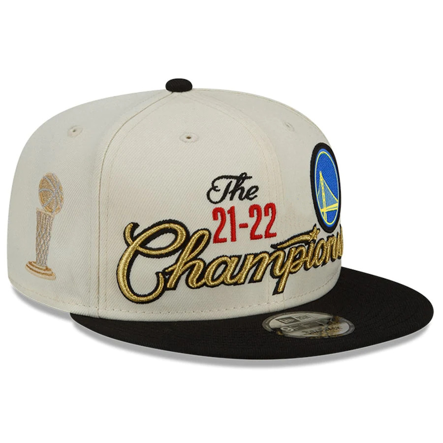 

Golden''State''Warriors''Men 2022 Cap Finals Champion Locker Room Snapback Adjustable Basketball Hat White/Black