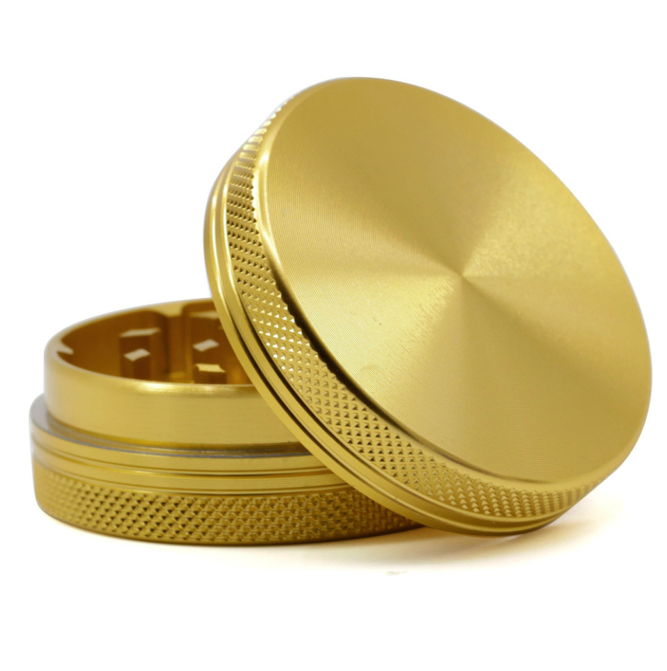 

The latest 50X20mm Smoke grinder two layers of aluminum alloy smoke grinding heater many styles support custom LOGO