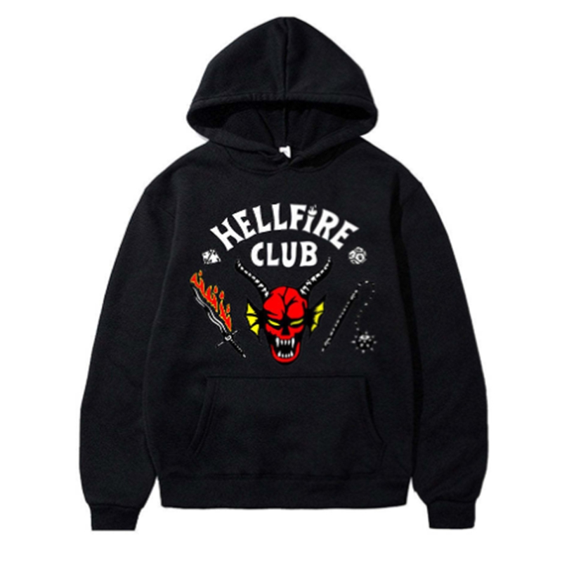 Stranger Things 4 Men's T-Shirts Hoodie Ladies and Men Hellfire Club Fun Clothes Unisex
