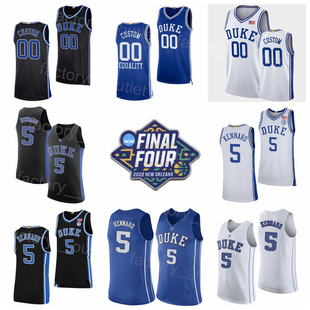 

NCAA 2022 Final Four College Duke Blue Devils Basketball Jersey 3 Grayson Allen 35 Marvin Bagley III 2 Gary Trent Jr 34 Wendell Carter Jr 5 Luke Kennard 15 Jahlil Okafor