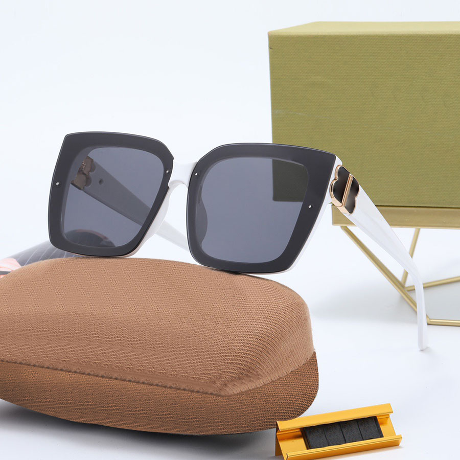 

Designer Fashion Sunglasses Luxury Man Woman Sun Glasses Summer Polarized Eyeglasses Rectangle Adumbral 5 Colors Optional