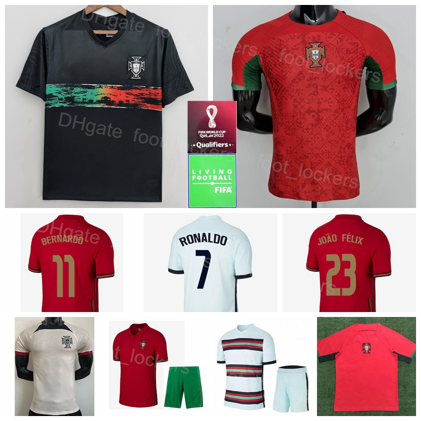 

National Team 2022 Qatar World Cup 3 PEPE Soccer Jerseys 17 GUEDES 5 GUERREIRO 1 PATRICIO NANI FIGO PAULETA MIGUEL JOAO CANCELO 8 MOUTINHO Football Shirt Kits PuTaoYa, Blue
