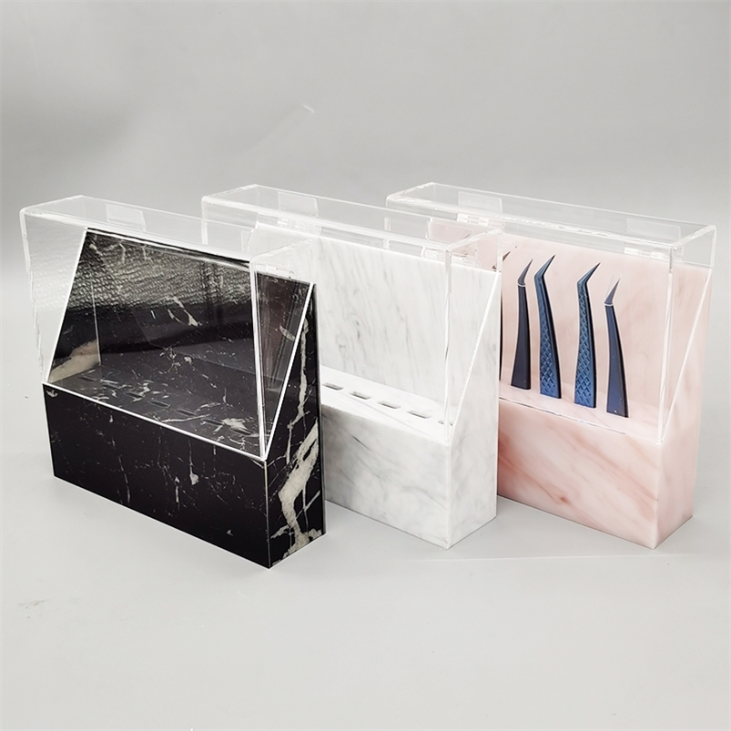 

Extension Storage Box Tweezers Display Organizer Case Stand Holder Lash Pillow Eyelash Extensions Supplies 220613
