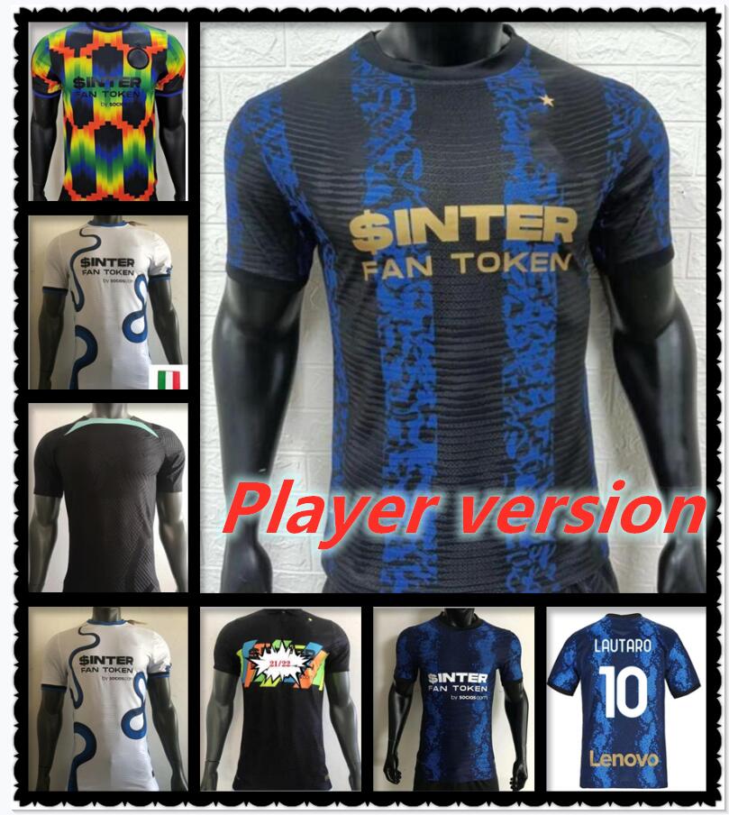 

21 22 23 Inter Dzeko VECINO soccer jerseys 2022 2023 player version Milan de Vrij SKRINIAR ERIKSEN LAUTARO football shirts ALEXIS BROZOVIC SKRINIAR BARELLA jersey