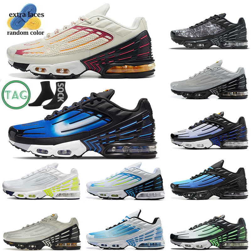 

tn plus 3 running shoes tuned men women Rainbow Laser Blue Volt Glow Purple Grey Yellow Neon Deep Royal White Black womens mens trainers outdoor sports sneakers size 46, #a39 39-45