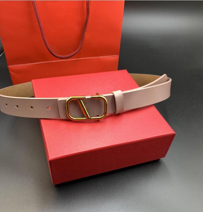 

Luxurys Designers Belt Leather for Women's Fashion Belts High Quality Gold Smooth Buckle Classic Style Women Beautiful 8 Colors Good 789, Black