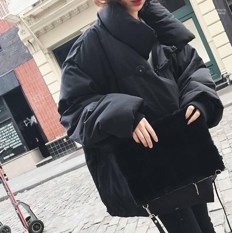 

Men' Down & Parkas 2022 Luxury Designer Padded Jacket Loose Bread Clothes Cotton Winter Korean Ins Thick Jacket1 Kare22, Black