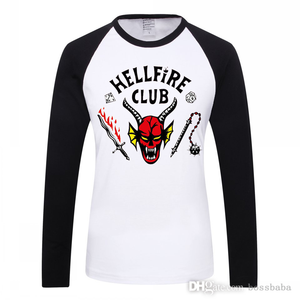 New Stranger Things 4 T Shirts For Men Tee Shirt Harajuku T-Shirt 2022 Hellfire Club Men Clothing Hip Hop Tshirt Unisex Summer