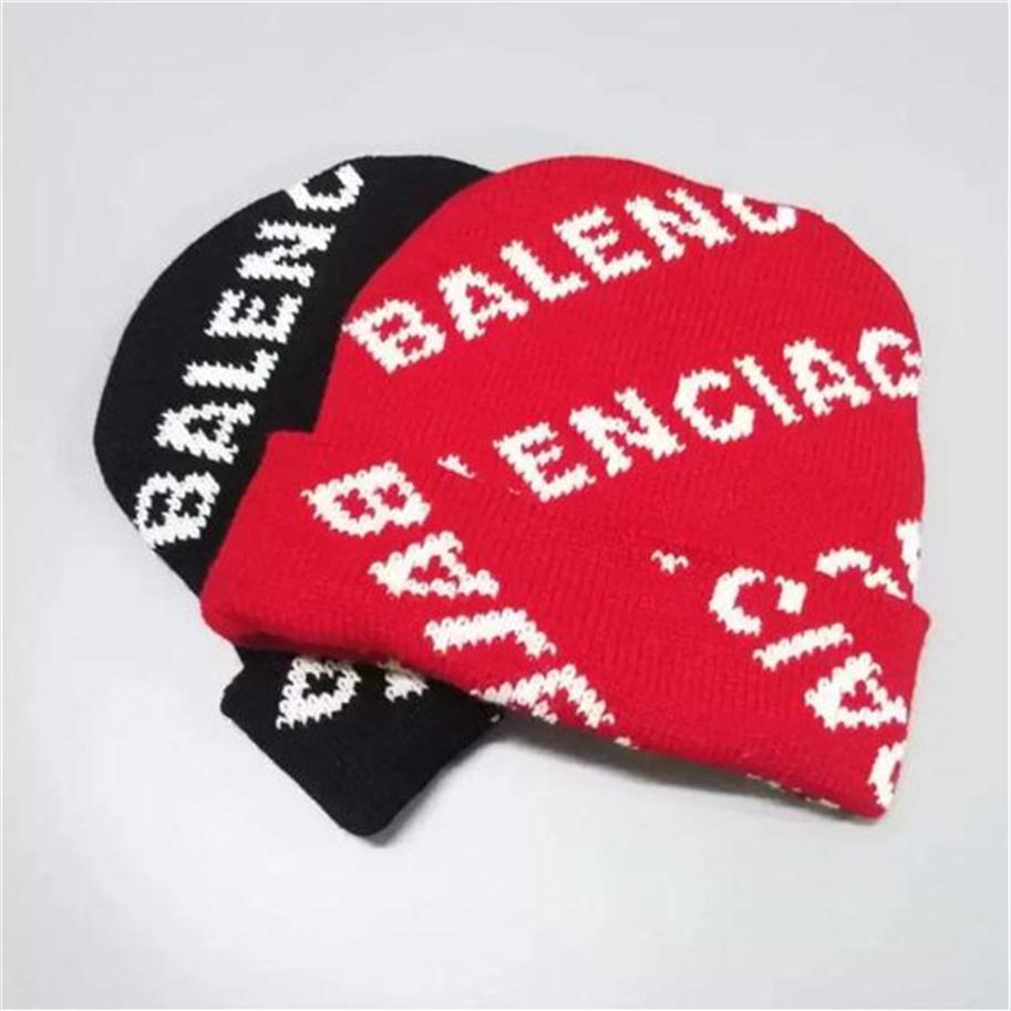 

Luxury Knitted Hat Designer Beanie Cap Mens Fitted Hats Unisex177u, Black