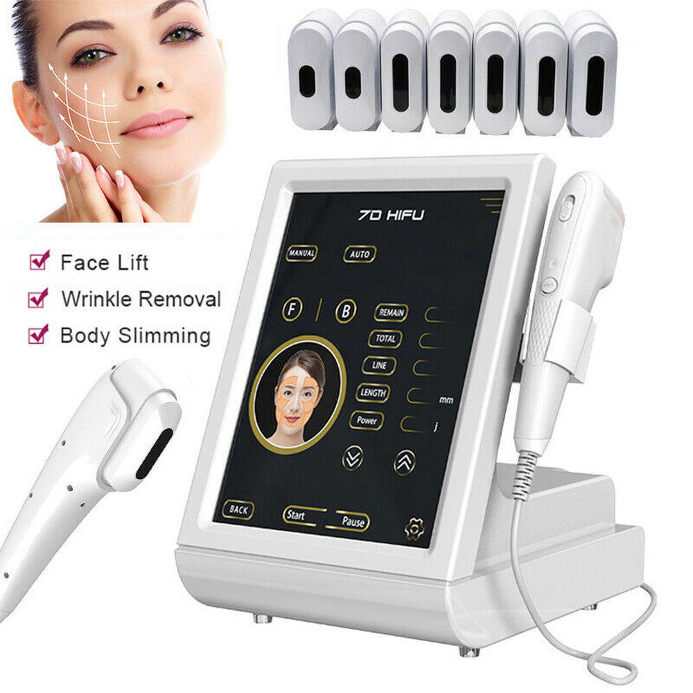 7D HIFU Wrinkle Removal Machine Multi-Functional Beauty Equipment Anti-Wrinkle Face Lifting Body Slimming High Intensity Focused Ultrasound Devic