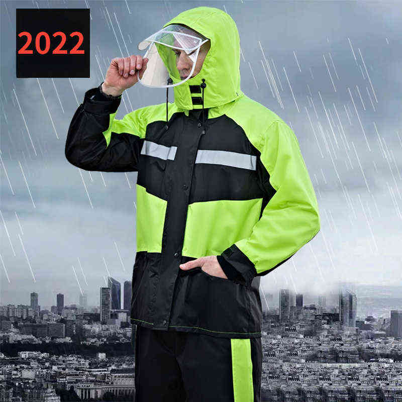 

Raincoat Rain Pants Suit Men And Women Adult Motorcycle Riding Protective Clothing AntiStorm Raincoat
