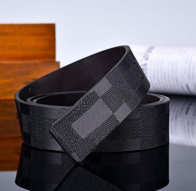 

Classic Brand Belts Men Womens Designer Belt Fashion Mens Sliver Black Golden Business Leather Double-sided buckle Casual Ceinture with Orange Box, No box