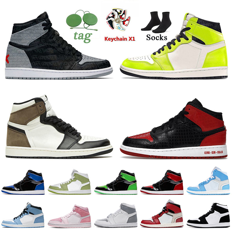 

Top Quality Women Mens Trainers Basketball Shoes 1s Visionaire 1 Rebellionaire Banned Dark Mocha Bred Text Chicago University Blue Big Size, C9 visionaire 36-46