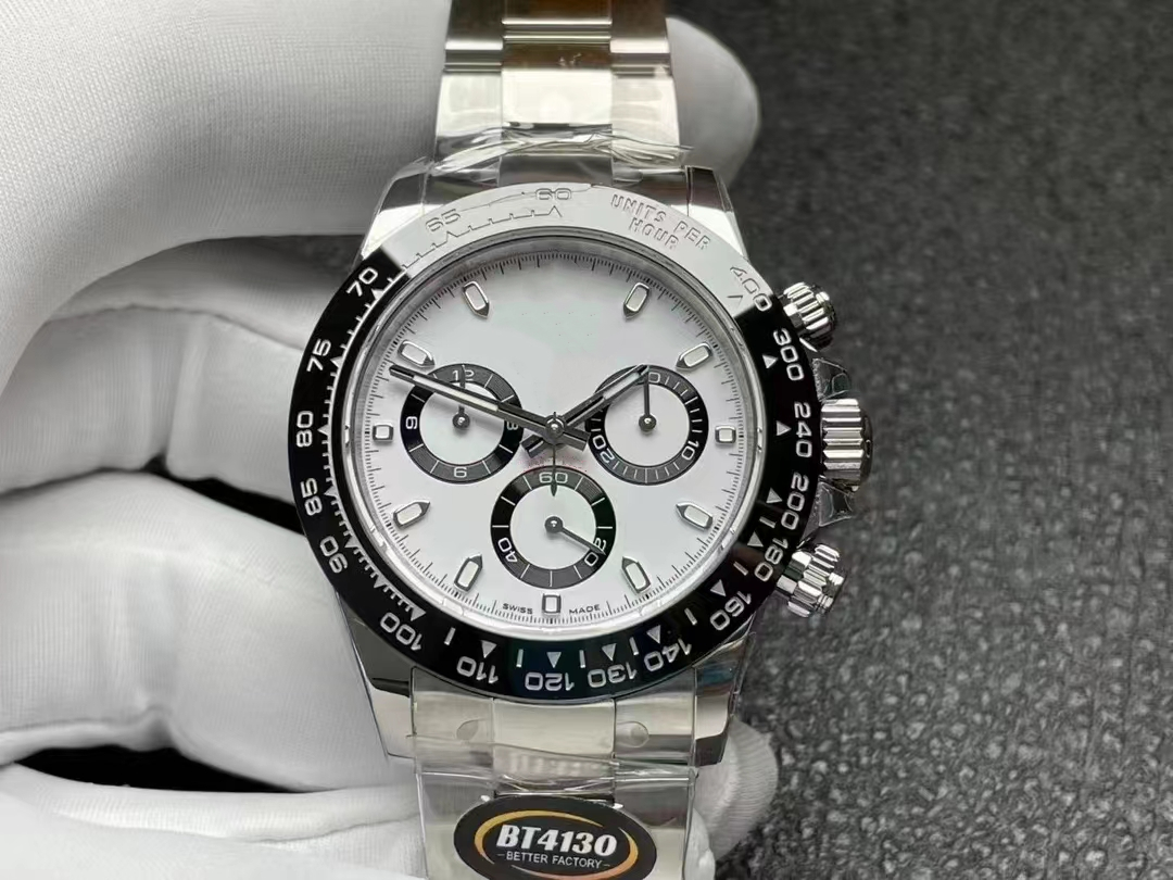 

BT men's watch 40-12.4mm 4130 automatic mechanical movement watches 72 hour power storage sapphire mirror 904L fine steel strap waterproof 100m luminous, Box
