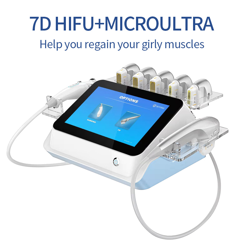 Multi-functional Beauty Equipment Ultrasound 7D HIFU & Microultra Machine for Skin Tightening and Skin Lifting
