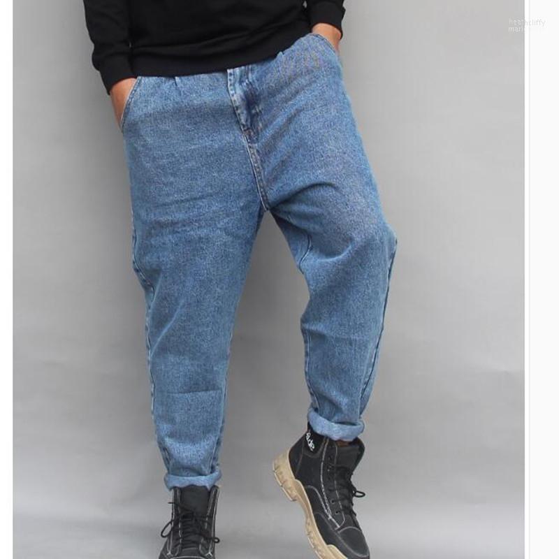 

Men's Jeans Baggy Mens Denim Hip Hop Loose Pants Rap Boy Rapper Plus Size Men's ClothingMen's Heat22, Blue