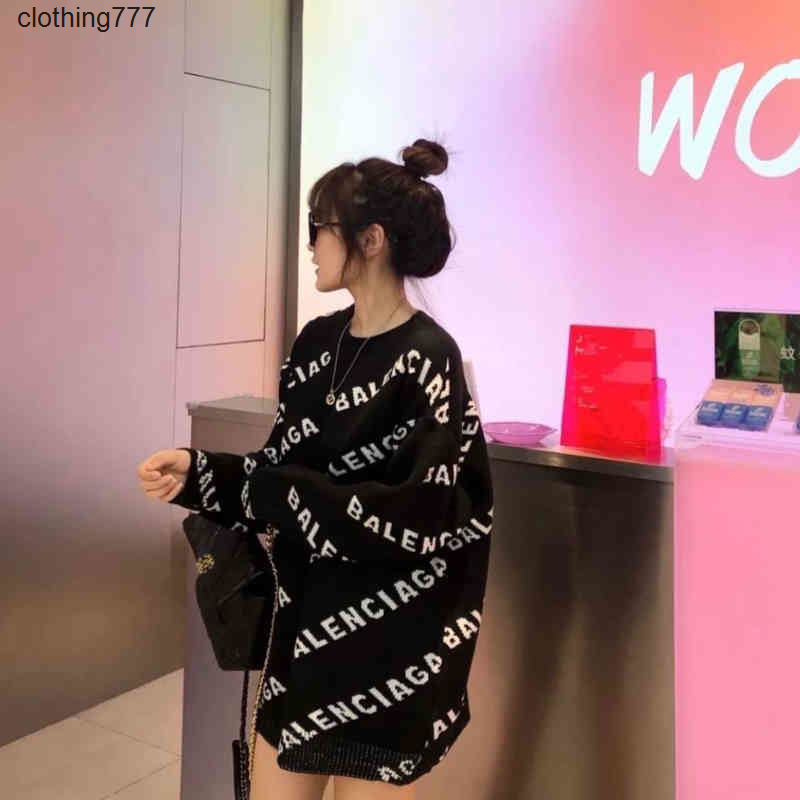 

Banlencaigas fashion men's sweaters hoodies Paris sweater women's new autumn and winter loose wear ins women's sweater trendy net red, Beige