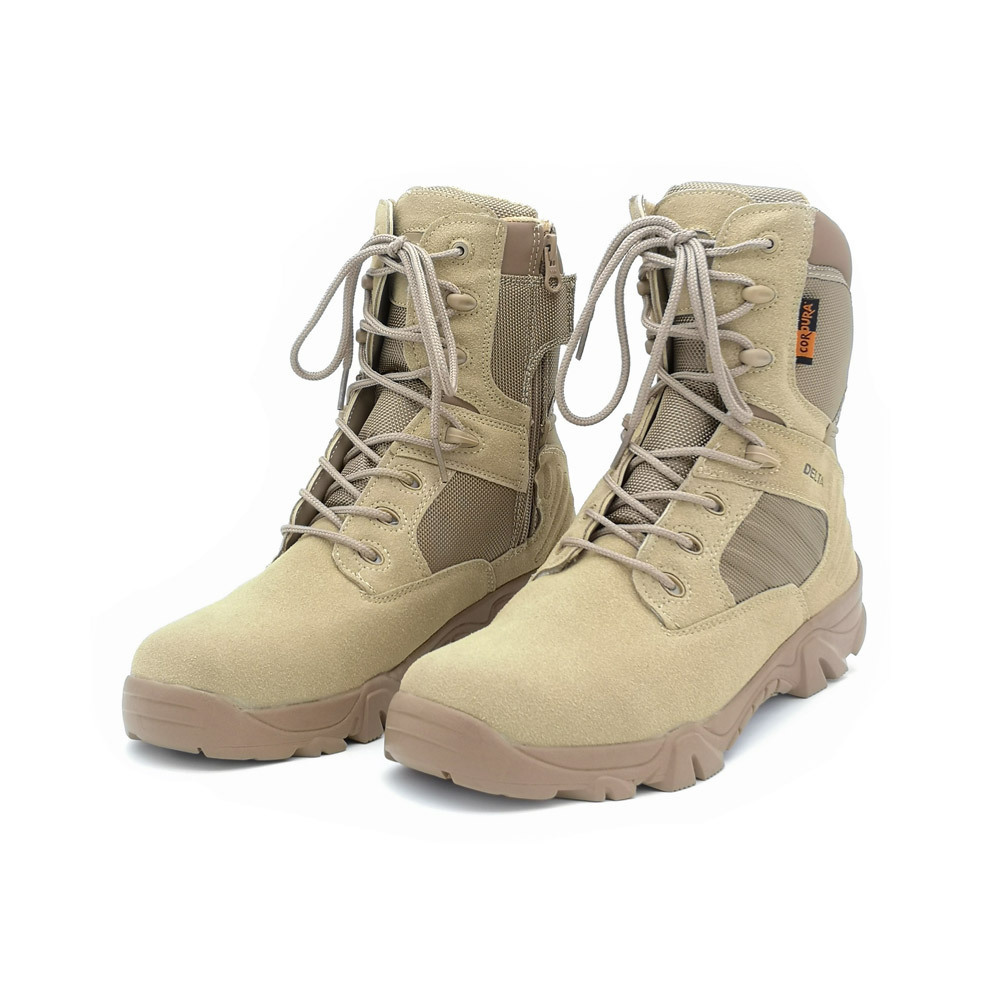 

Brown Manufacturers wholesale mountaineering battlefield tactical shoes high-top desert boots delta tactical, Regular