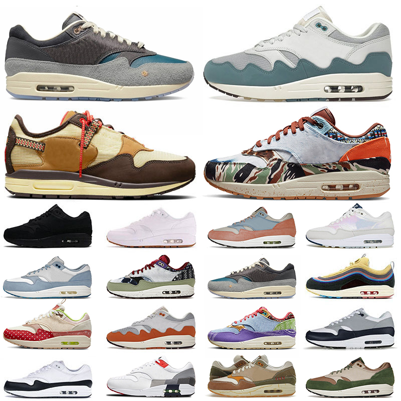 Concepts Max 1 87 Men Women Running Shoes Patta Waves Airness 1s Denim Olive Canvas Kasina Won Ang Sean Wotherspoon Designer Runner Trainers Sneakers Size 13 Eur 36-47, B16 unniversary royal 36-45