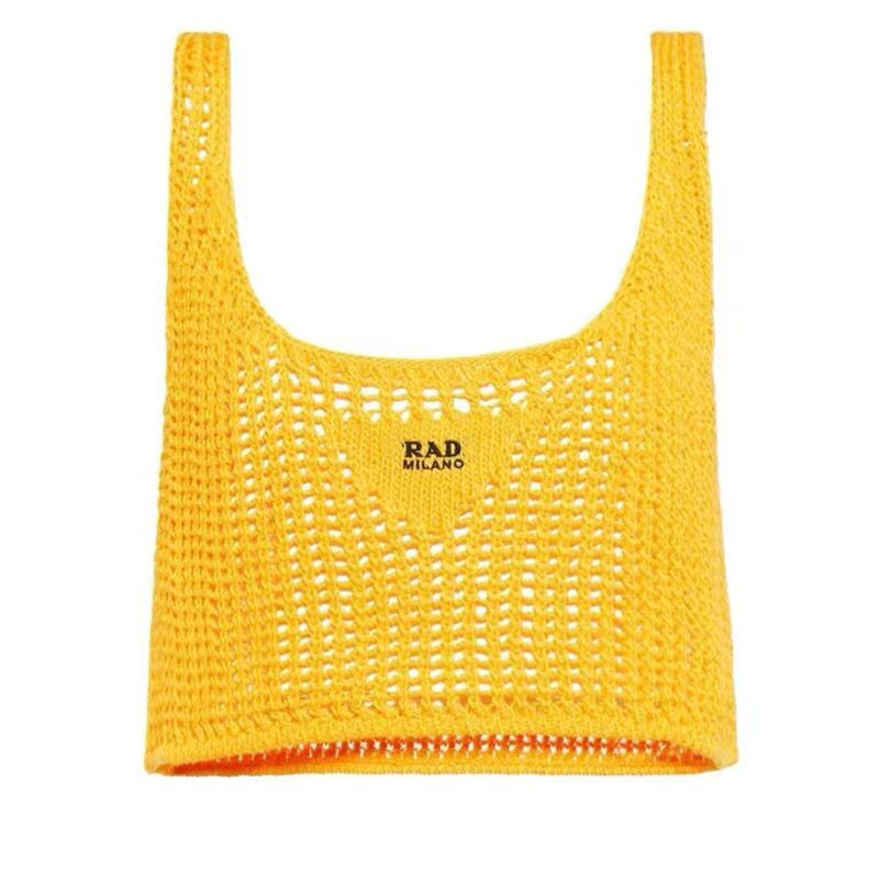 

2023 designer Women's Tanks summer new knitted hollow vest strap wear outside with fashionable sexy strap top, Black