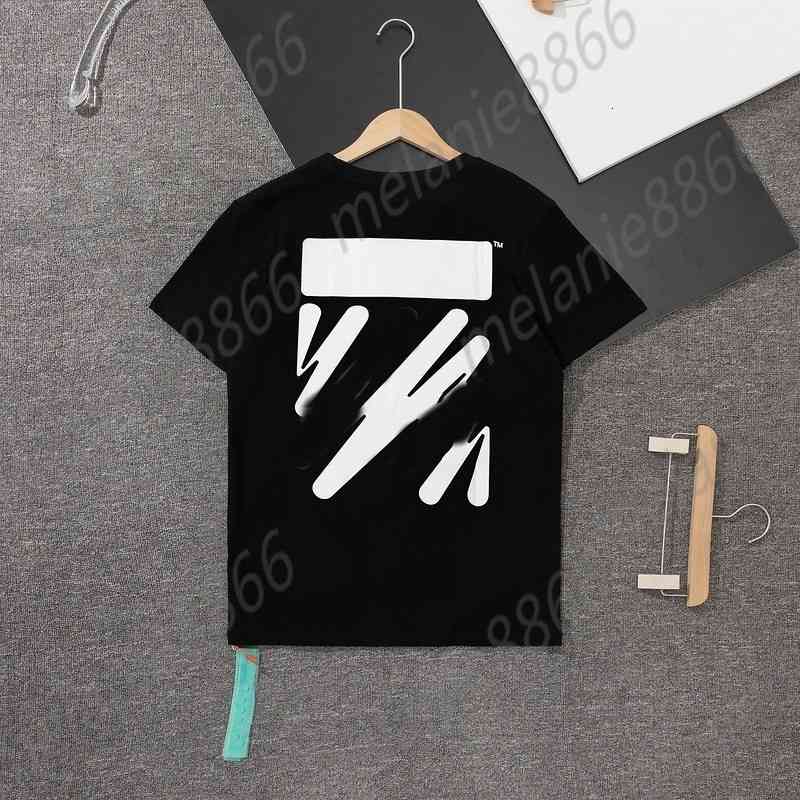 

Correct Off Men' T Shirts Style White Women' and 2022 Spring / Summer New Back Gradient Ow Classic Cross Arrow Short Sleeve T-shirt, 17