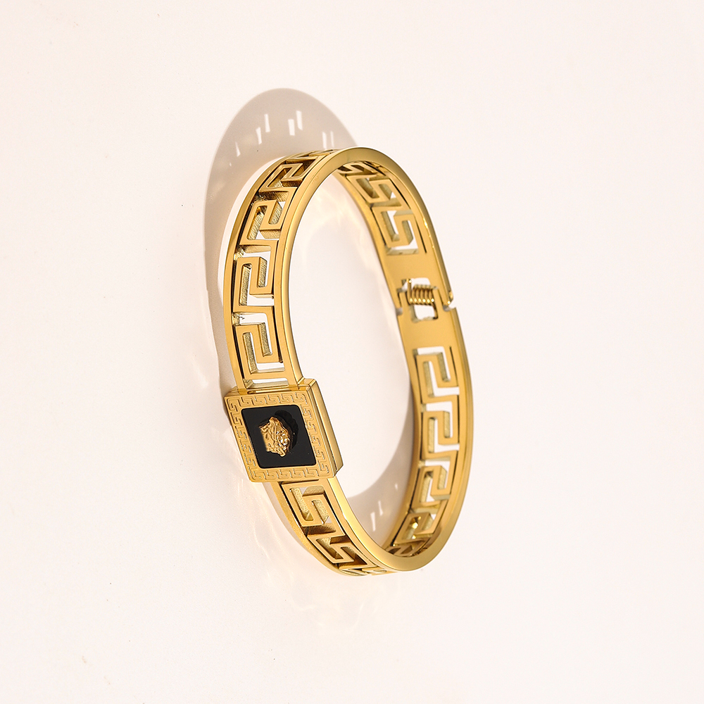 

New Style Bracelets Women Bangle Luxury Designer Jewelry 18K Gold Plated Stainless steel Wedding Lovers Gift Bangles Accessories Wholesale ZG1100