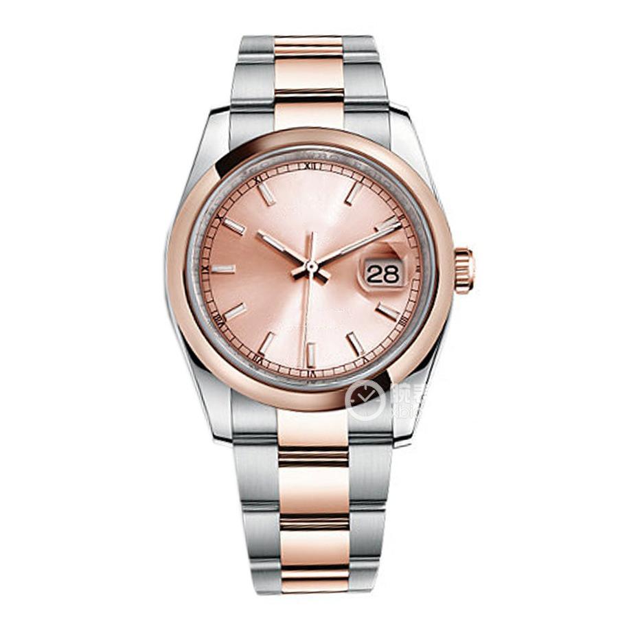 

High Quality Asian Watch 2813 Sports Automatic Mechanical Watchs 116201 Pink Dial Datejust Stainless Steel wristWatch 18k Rose Gold Luxury Strap Ladies Watches, White