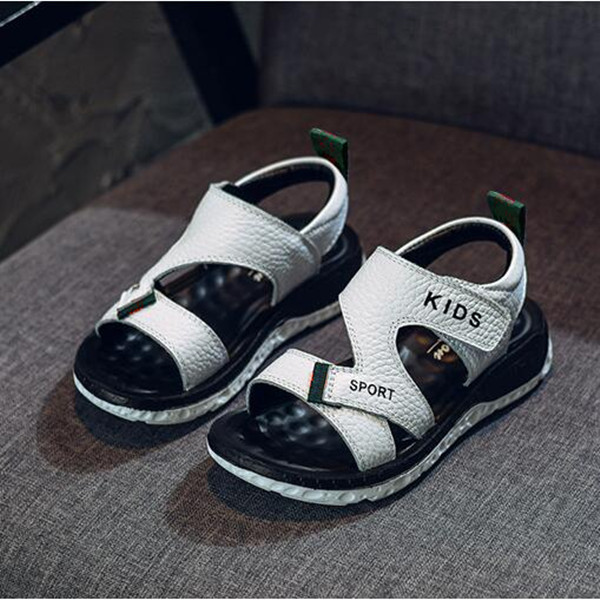 

2022 Summer New Fashion Brand Children's Sandals Boys Soft Bottom Non-slip Children Shoes Casual Little Boy Beach Shoes, Black